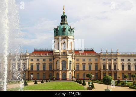 Le château de Charlottenburg et le jardin à Berlin, Allemagne Banque D'Images