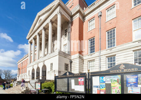 Hôtel de Ville de Chesterfield, Chesterfield Borough Council, Rose Hill, Chesterfield, Derbyshire, Angleterre, RU Banque D'Images