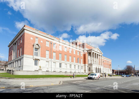 Hôtel de Ville de Chesterfield, Chesterfield Borough Council, Rose Hill, Chesterfield, Derbyshire, Angleterre, RU Banque D'Images