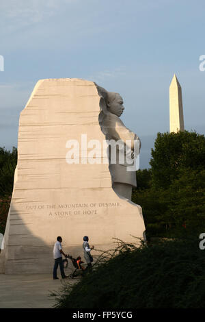 Martin Luther King memorial Washington D.C. Banque D'Images