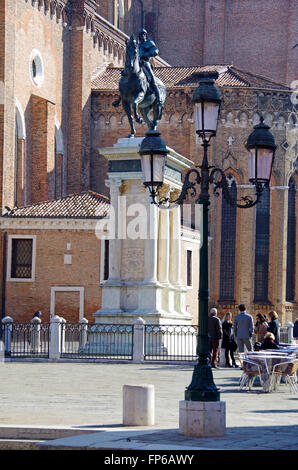 Église de SS Giovanni e Paolo de Venise, Italie. Banque D'Images