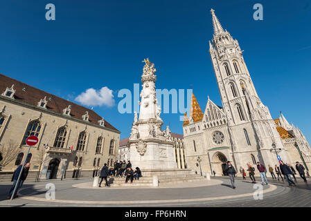 L'église Matthias de Budapest Banque D'Images