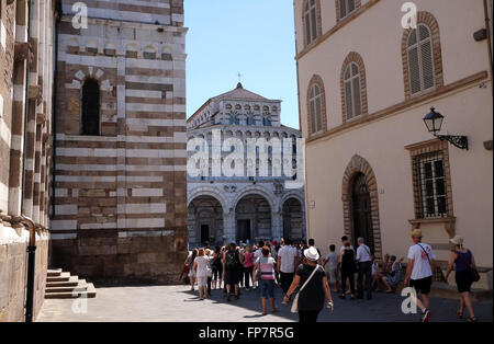 La Cathédrale de St Martin est le siège de l'archevêque de Lucques et la principale ville monument à Lucca, Italie Banque D'Images