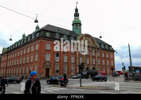 Bureau de poste principal de Copenhague sur le Tietgensgard Bernstorffgard de jonction et, Danemark Banque D'Images