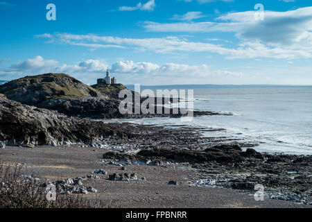 Mumbles sur la côte de Gower South Wales UK Bracelet Bay Banque D'Images