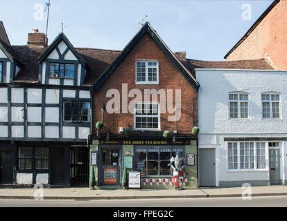 L'Abbaye Salons de thé. Gloucester, Gloucestershire, Angleterre Banque D'Images