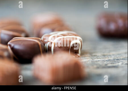 Bonbons au chocolat pour la Saint-Valentin Banque D'Images