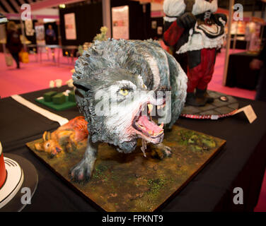 Birmingham, UK. 19 mars, 2016. Wolf gâteau sur l'affichage à l'International Cake Crédit : Steven re/Alamy Live News Banque D'Images