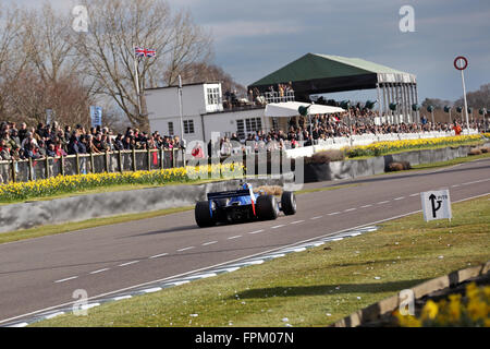 Chichester, UK. Mar 19, 2016. L'effet de sol F1 Démonstration Voiture Credit : Oliver Dixon/Alamy Live News Banque D'Images