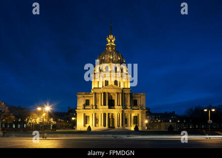 Chapelle Saint Louis des Invalides, lieu de sépulture de Napoléon Bonaparte, Paris, Ile-de-France, France Banque D'Images