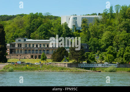 Deutschland, Rheinland-Pfalz, Rolandseck, Arp Museum Bahnhof Rolandseck Banque D'Images