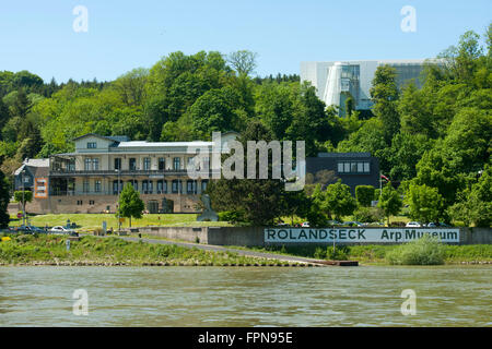 Deutschland, Rheinland-Pfalz, Rolandseck, Arp Museum Bahnhof Rolandseck Banque D'Images