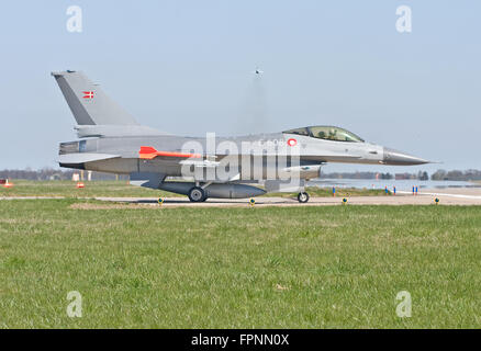 F-16AM Fighting Falcon, E-608 Royal Danish Air Force Banque D'Images