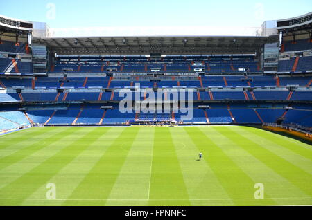 Stade Santiago Bernabeu du Real Madrid Banque D'Images