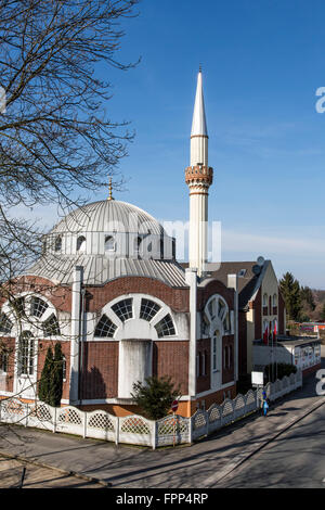 Mosquée de Fatih en Essen Katerberg, seulement l'architecture unique mosquée de Essen, Banque D'Images