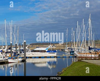 Yacht Haven, Troon Ayrshire du sud de l'Écosse, Royaume-Uni Banque D'Images