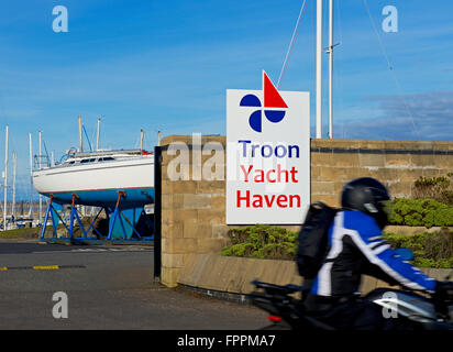 Yacht Haven, Troon Ayrshire du sud de l'Écosse, Royaume-Uni Banque D'Images