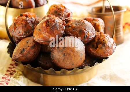 Neyyapam Unniyappam, cuisine du Kerala Banque D'Images