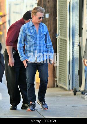 David Spade vient à Hollywood pour une comparution sur Jimmy Kimmel Live ! En vedette : David Spade Où : Hollywood, California, United States Quand : 15 Oct 2016 Banque D'Images