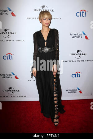 Universal Music Group's Grammy 2016 After Party - Arrivées en vedette : Zendaya Où : Los Angeles, California, United States Quand : 15 Oct 2016 Banque D'Images