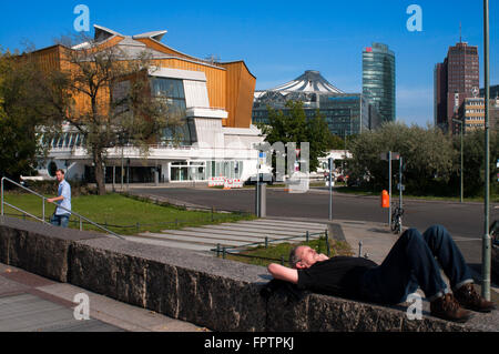 La Philharmonie de Berlin, Berlin, Allemagne. L'Orchestre Philharmonique de Berlin (allemand : Berliner Philharmoniker, anciennement Berliner Philharm Banque D'Images