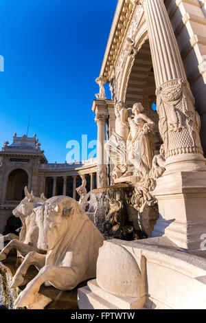 Palais Longchamp, Marseille, Bouches du Rhône, Fance 13, Banque D'Images