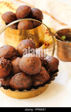Neyyapam Unniyappam, cuisine du Kerala Banque D'Images