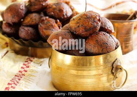 Neyyapam Unniyappam, cuisine du Kerala Banque D'Images
