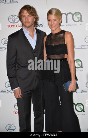 LOS ANGELES, CA - 24 octobre 2015 : Eric Christian Olsen & femme Sarah Wright Olsen à la 25e Annual Environmental Media Awards à Warner Bros Studios, à Burbank, CA. Banque D'Images