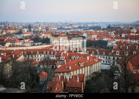 Prague, République tchèque. 18 Mar, 2016. Une vue générale de Prague, République Tchèque © Aziz Karimov/Pacific Press/Alamy Live News Banque D'Images