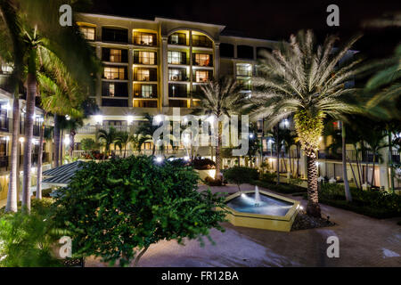 Florida St Saint Pete Petersburg Beach, Sirata Beach Resort & Conference Center, nuit de l'hôtel, bâtiment, FL160209065 Banque D'Images