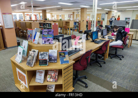 Floride Saint St Leo,Université Saint Leo,campus,intérieur,Cannon Memorial Library,livres,FL160213012 Banque D'Images