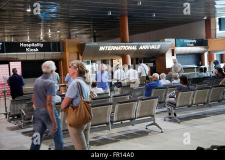 Arrivées de l'aéroport international de Cape Town - Cape Town - Afrique du Sud Banque D'Images