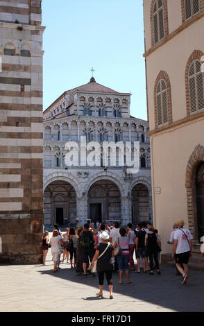 La Cathédrale de St Martin est le siège de l'archevêque de Lucques et la principale ville monument à Lucca, Italie Banque D'Images