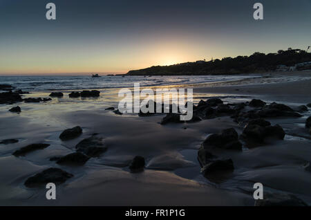 bord de mer, Albufeira, Algarve, Sud du Portugal, Europe, Banque D'Images