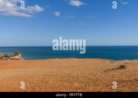 bord de mer, Albufeira, Algarve, Sud du Portugal, Europe, Banque D'Images