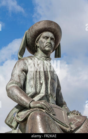 Statue d'Henri le Navigateur, Praça da Republica, Lagos, Algarve, Portugal Banque D'Images