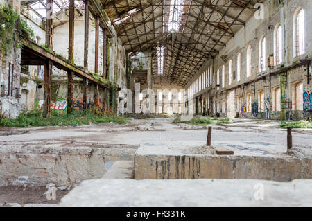 Ancienne usine abandonnée Banque D'Images