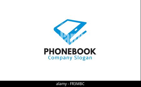 Phone Book Design Illustration Illustration de Vecteur