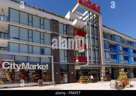 Loblaws City Market et Ridge Condominium développement sur Arbutus Street, Vancouver, BC, Canada Banque D'Images