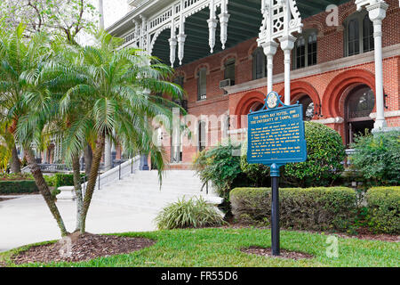 Université de Tampa à l'ancien hôtel de Tampa Bay Resort qui a été créé par Henry B. Plant. Banque D'Images