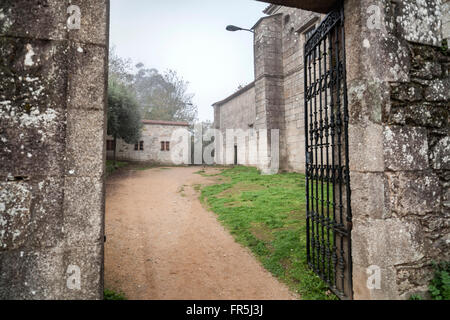 Église Santa Susana. Le Parque de la Alameda. Santiago de Compostela. Banque D'Images