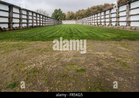 Ancien cimetière dans le Parque de San Domingos de Bonaval. Santiago de Compostela. Banque D'Images