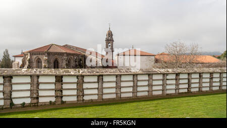 Ancien cimetière dans le Parque de San Domingos de Bonaval. Santiago de Compostela. Banque D'Images