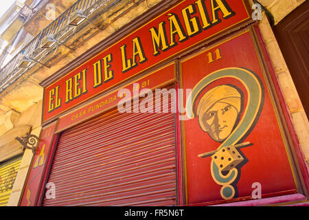 El Rei de la Màgia, magic shop. Barcelone, Catalogne, Espagne. Banque D'Images