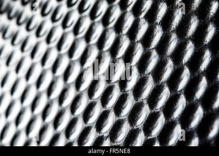 Fond Métal Métal gris horizontal d'abeilles Banque D'Images