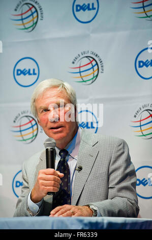 Austin, Texas, États-Unis. Mar 21, 2016. Ben Crenshaw à la conférence de presse avant le début de la World Golf Championships-Dell Match Play au State Theatre à Austin, Texas. Mario Cantu/CSM/Alamy Live News Banque D'Images