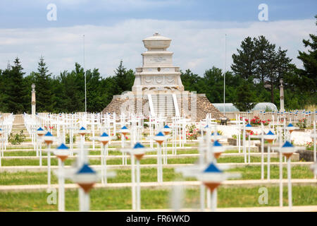 République de Macédoine, Skopje, le cimetière français Banque D'Images