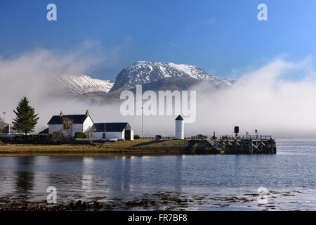 Le Ben Nevis de Corpach Banque D'Images