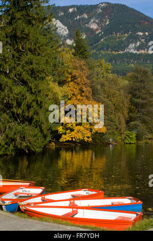 Österreich, Semmering, Reichenau an der Rax, voir beim Kurpark. Banque D'Images